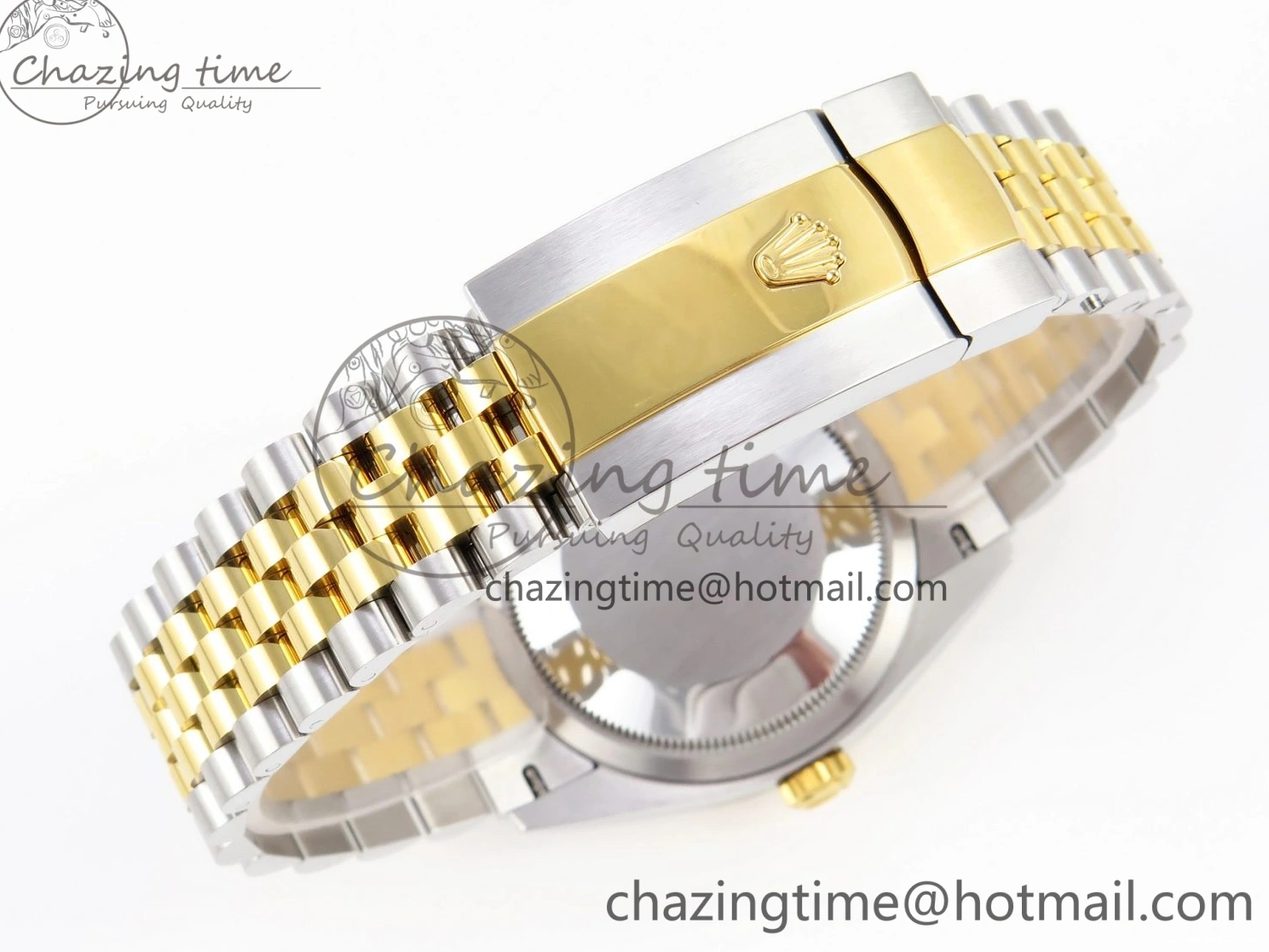 Good Copy Rolex Watches Best 904L on VS Premium Edition 1897 YG Diamonds 1:1 36 Jubilee Steel Textured SS Bracelet DateJust 126233 Dial VSF 0102